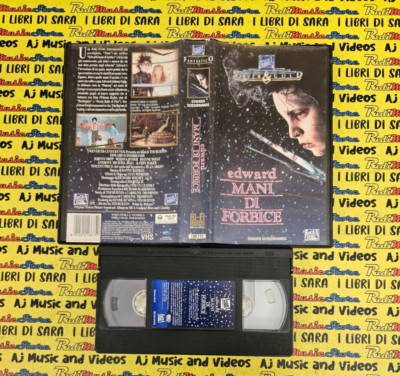 VHS Film EDWARD SCHERENHÄNDE Tim Burton Johnny Depp 1992 FOX SILVER GOLD (F171
