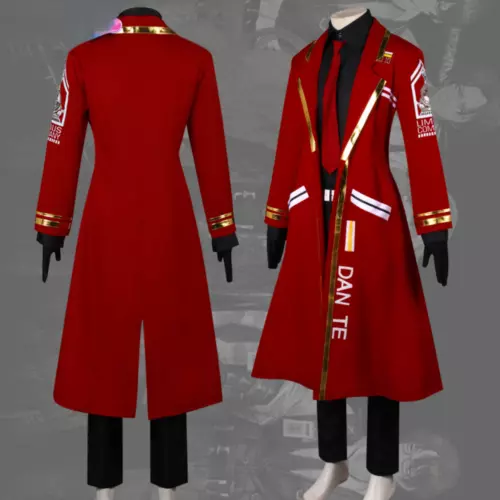 Halloween Anzug Limbus Company Cosplay Dante Durante Kostüm rote Uniform - Bild 3 von 8