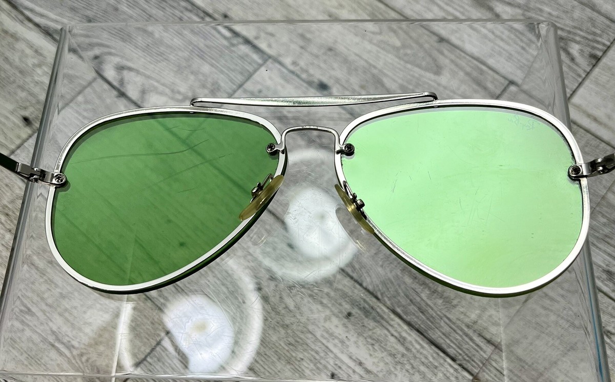 RAY-BAN RB3584-N 9051/30 61mm Silver Aviator Sunglasses Made RAY-BAN RB3584-N 9051/30 61mm Silver Aviator Sunglasses Made