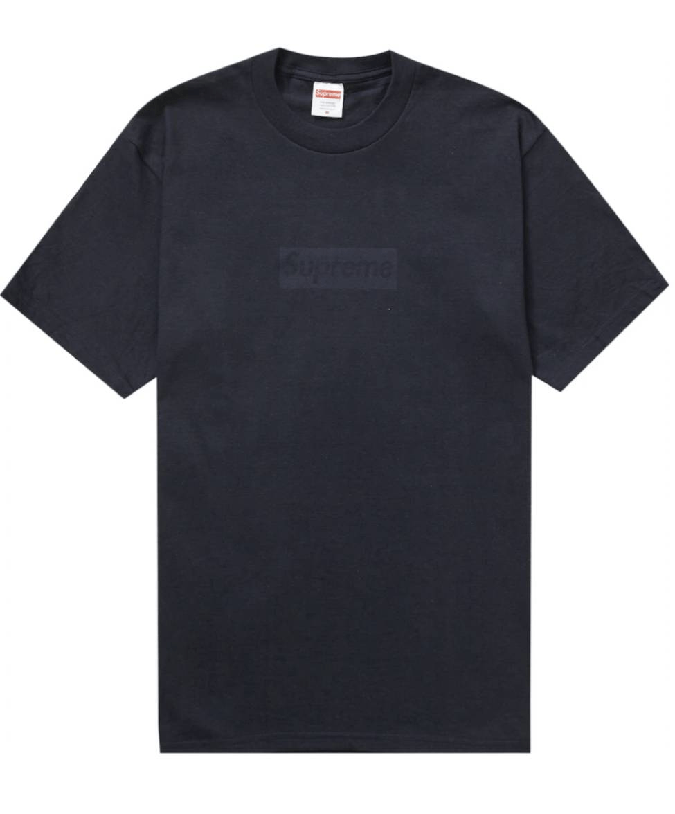 お*で様 SUPREME TONAL BOX LOGO T-SHIRT NAVY Supreme Tonal Box Logo T-Shirt Navy - Size Large | eBay