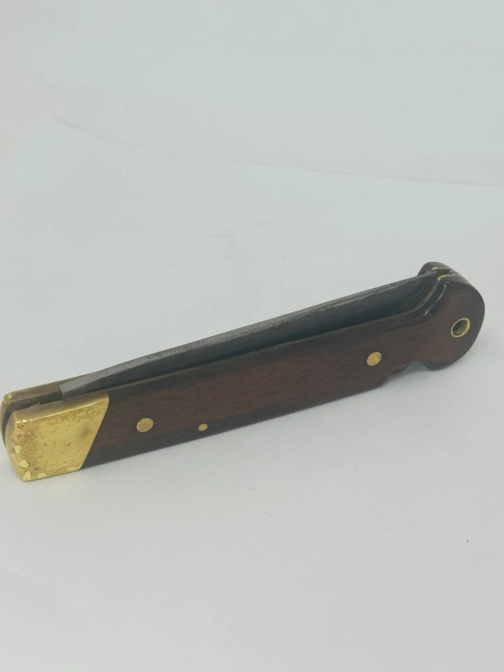 Faca dobrável vintage grande KA-BAR EUA 1179 com bainha - Imagem 2 de 4