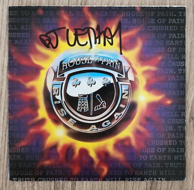 DJ Lethal Signed House Of Pain - Rise Again CD Booklet Rap LEGEND RAD