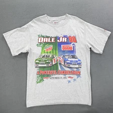 Dale Jr #88 T Shirt Men's Size M Amp National Guard Y2K Chase Authentics Gray