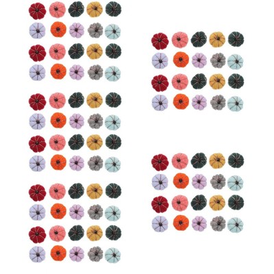  Set of 5 Kürbispuppendekoration Halloween-Mini-Kürbis Kleine Bastelkürbisse