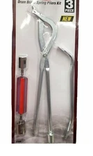 Popular Drum Brakes 3 piece Repair Spring Pliers Tool Kit w/ Break Spoon Tool