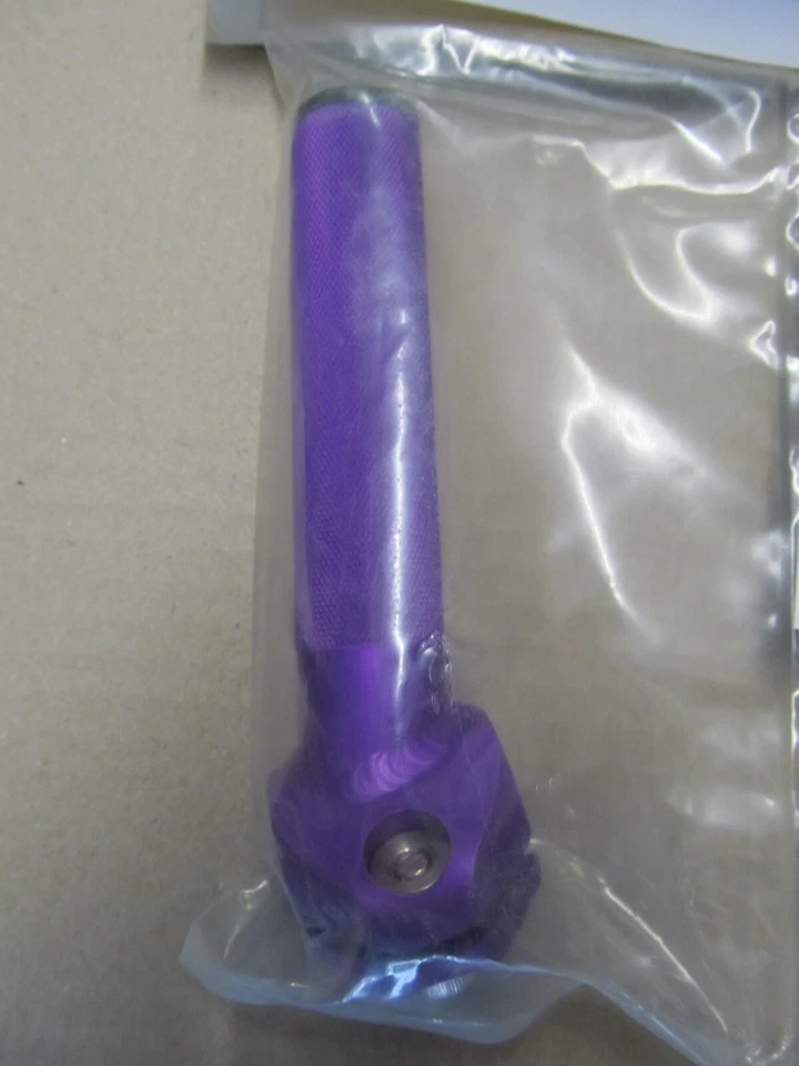 Control Tech Controltech Stix Lite 1 Bar Ends Púrpura Vintage OVP NOS Nuevo - Imagen 3 de 3