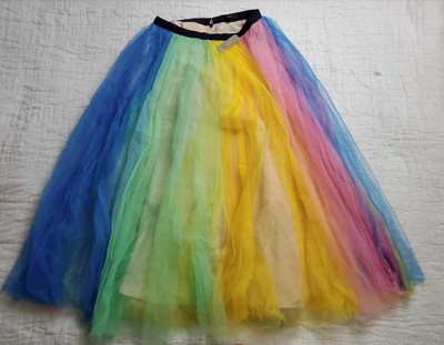 tutu skirts rainbow