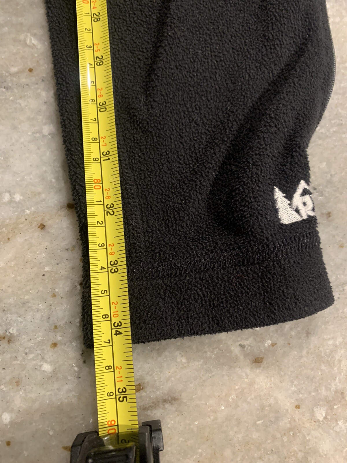 REI Black Fleece Pants Ankle Zip Polartec Snow Wind P… Gem