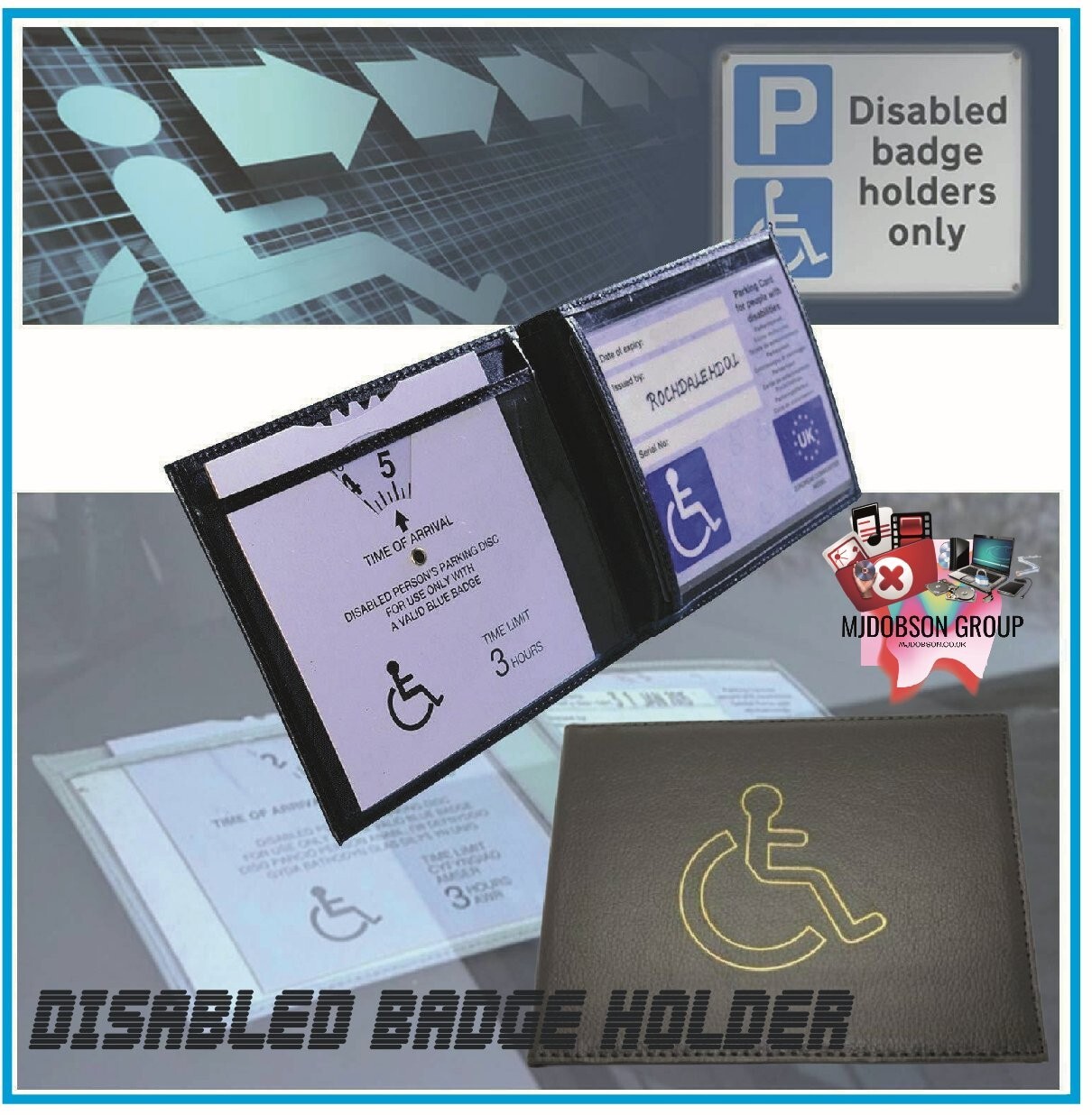 Disabled Blue Badge Holder Wallet Parking Disability Wallet eBay