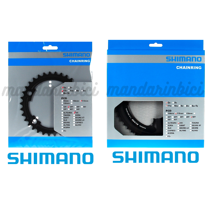 Shimano 105 FC-5800 50T & 34T MA Outer/Inner Chainrings 11-Speed