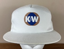 Vintage Trucker Hat K W Snapback Company Advertising Transportation Made In USA