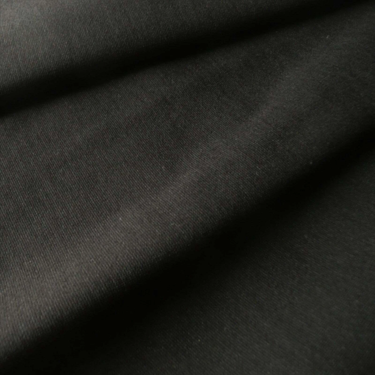 Black Ponti Roma Jersey Fabric Thick Double Knit 280gsm Stretch