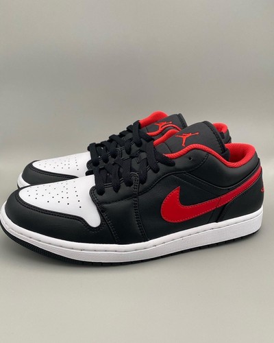 Nike Air Jordan 1 Low Bred White Toe / 553558-063 / Size 11 / Brand New | eBay
