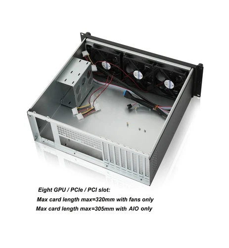 RackChoice 3U rackmount Server Chassis Support Liquid Cooling Compatibility u...