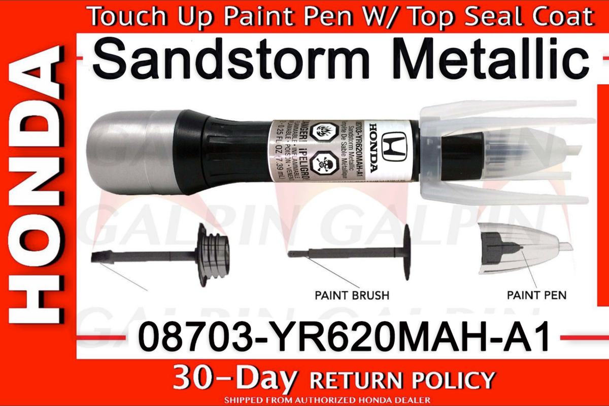 Genuine OEM Honda Touch-up Paint Pen - YR-620M Sandstorm Metallic