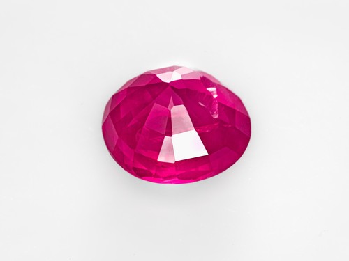 GRS Certified MOGOK BURMA Ruby 3.65 Ct. Natural Untreated PINKISH RED Oval RARE - Picture 4 of 9