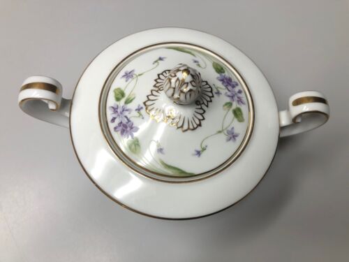 Noritake NANCY Creamer and Sugar Bowl with Lid 5163 - Picture 7 of 10
