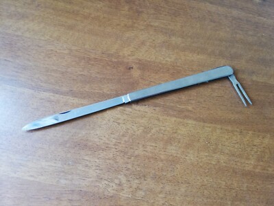 Vtg Rare German Giesen & Forsthoff Melon Tester Fruit Folding knife & Fork Saw