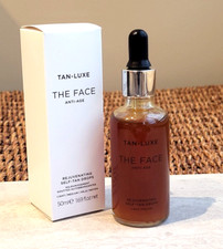 Tan-Luxe The Face Anti-Age Self-Tan Drops Light-Medium, 1.69 oz, 50ml NIB