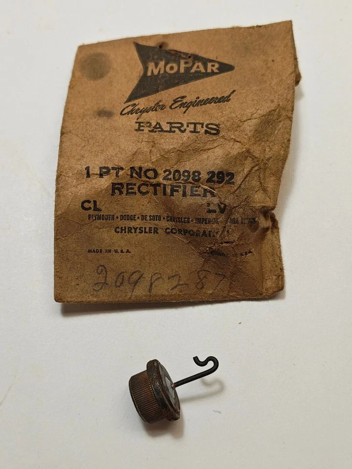 Rectificadores negativos de diodo alternador Plymouth Dodge 1962-1972 2098292 nuevo en stock Foto 4 de 4