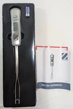 Dash Geoffrey Zakarian Barbecue Digital Fork Thermometer w/ Batteries COOL GRAY