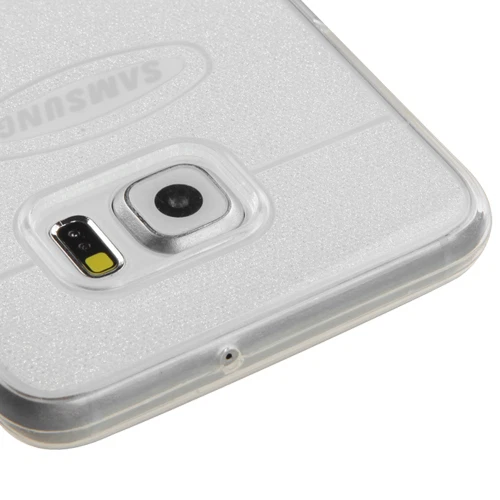 Funda Recubrimiento Caramelo Suave Brillante Transparente para Galaxy S6 Edge Plus G928 Foto 3 de 4