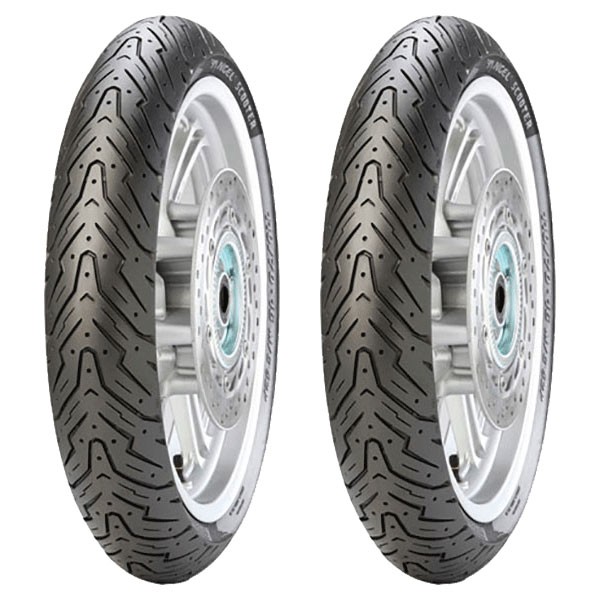 TYRE PAIR PIRELLI 120/70-12 51L + 120/70-12 51L ANGEL SCOOTER