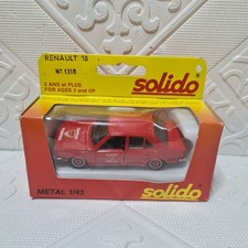 1:43 Solido no 1318 Renault 18 pompiers fire car   boxed diecast model