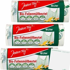 Jeden Tag Bio Folienm&uuml;llbeutel 10l 3er Pack 3x10Stk usy Block