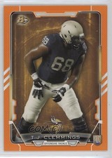 2015 Bowman Rookies Orange 107/299 TJ Clemmings #77 4pn