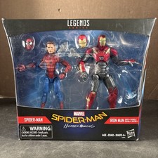 SPIDER-MAN IRON MAN SENTRY TWO PACK MARVEL LEGENDS HOMECOMING NEW FIGURE 1 12