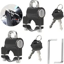 2 Pcs Motorcycle Helmet Lock, Motorbike Lock Accessories, Bike Locks for Motorbi