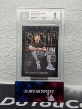 Panini Hoops #5 2020 Luka Doncic Slam Magazine Lakers Purple Explosion BGS 9
