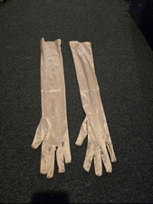 vintage long white gloves ladies