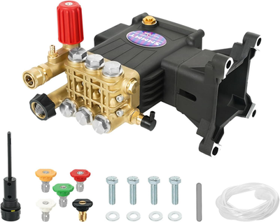 #ad #ad High Performance 4400 PSI Gas Pressure Washer Pump with Pressure Adjustment $283.99