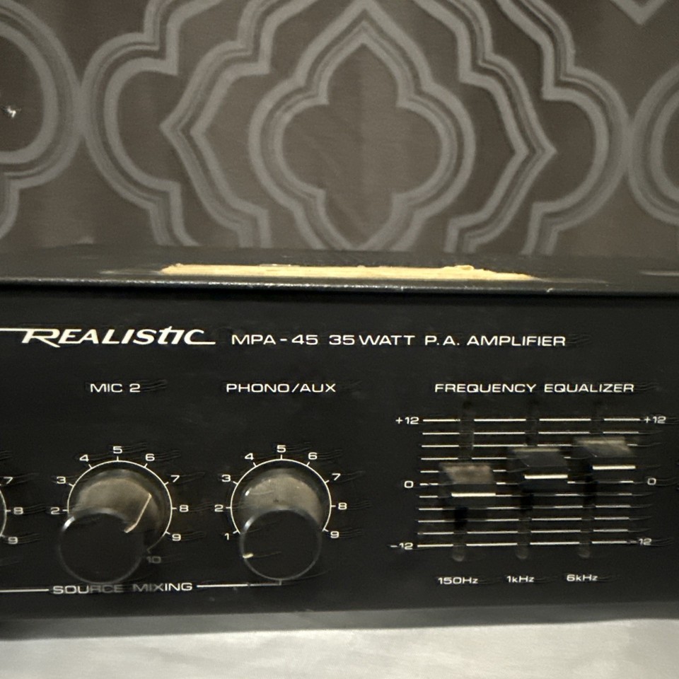 Vintage Radio Shack Mobile PA Amplifier MPA-30 Powers On | eBay