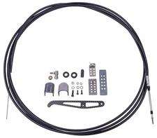 JEGS 1218 Parachute Release Cable Kit Includes: 18 1/2 ft. Long Cable 8 1/2 in.