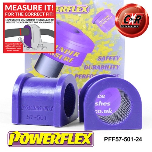 Powerflex Frente Casquillos Arb 24mm para Porsche 986 Boxster (1997-2004) - Imagen 1 de 12