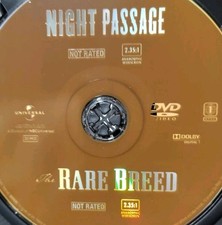 Night Passage The Rare Breed DVD Disc Only James Stewart 