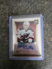 2013-14 Panini Select Rookie Auto 104/399 Stefan Matteau Card# 255