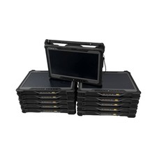 LOT OF 11 - Getac A140 Rugged Tablet i5-6200U 8GB RAM - NO DRIVE/BATT/BACK COVER