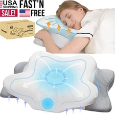 Cervical Pillow for Neck&Shoulder Pain Relief Sleep - Ergonomic Contour Pillows