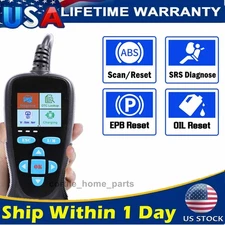 Car ABS SRS Engine Fault Diagnostic Tool Bidirectional OBD2 Scanner US