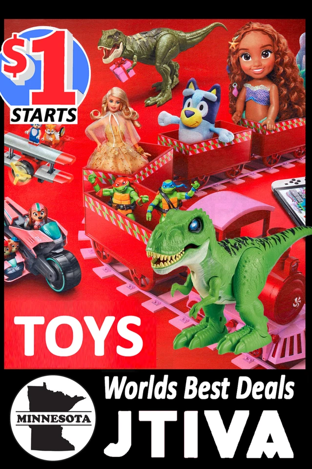 $1 Starts | Holiday Gifts | Toys Toys Toys (Sudden Death Auction)