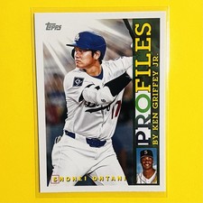 2026 Topps Series 1 Shohei Ohtani ProFiles TP-1 Ken Griffey Jr Insights Dodgers