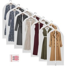 Clear Garment Bags Clothes Covers Protecting Dusts set Of 12 For Storage Pl...