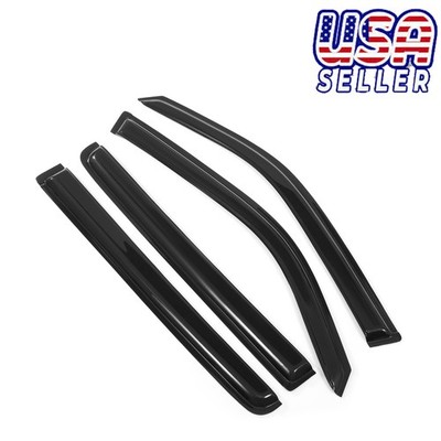 Outside Mount Side Window Vent Visors for 2009-2015 Honda Pilot Rain Guards