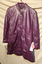 Vintage 90s excelled collection  purple leath...