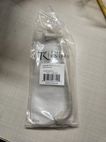 Top Knobs M2111 Charlotte Pull 6" (c-c) Honey Bronze - Picture 2 of 2