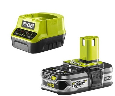 Ryobi RC18120-115 18 V 1,5 AH LITHIUM+ AKKU & Schnellladegerät